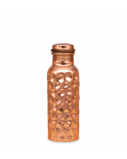 Govinda - copper drinking bottle diamond - 600ml | Miraherba