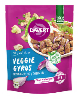 Davert - Veggie Gyros avec Protéine de Pois - 68g