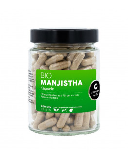 Cosmoveda Manjistha cápsulas - complemento alimenticio según el Ayurveda