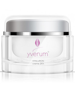 Yverum - Hyaluron Creme 24 - hour smoothing of wrinkles.