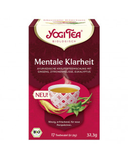 Yogi Tea - Mentale Klarheit - 17 Teebeutel | Miraherba Bio-Tee