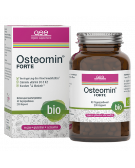 GSE - Osteomin Forte (Biologico) Calcio, Vitamina D3 e K2 - 200 Capsule