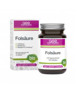 GSE - Folsäure (Bio) - 120 Tabletten