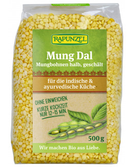 Rapunzel - Mung Dal, Mitad de judías mungo peladas - 500g