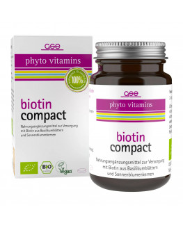GSE - Biotina Compatta, Vitamina B7 (Biologica) - 120 Compresse
