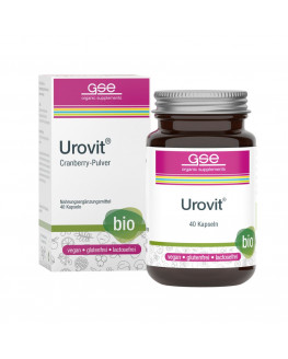 GSE - Cápsulas Urovit®-Cranberry (Orgánico) - 40 Cápsulas