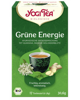 Yogi Tea - Green Energy Organic - 17 Tea Bags | Miraherba organic tea