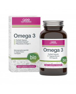 GSE - Cápsulas de aceite de perilla Omega 3 (orgánico) - 150 cápsulas
