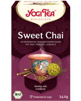 Yogi Tea - Sweet Chai Orgánico, bolsitas de té - 17uds