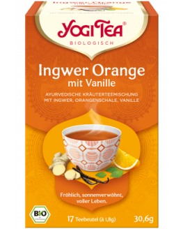 Yogi Tea Gingembre Orange Vanille Bio - 17St