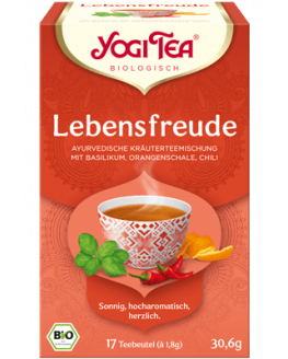 Yogi Tea - Lebensfreude - 17 Teebeutel | Miraherba Bio Tee