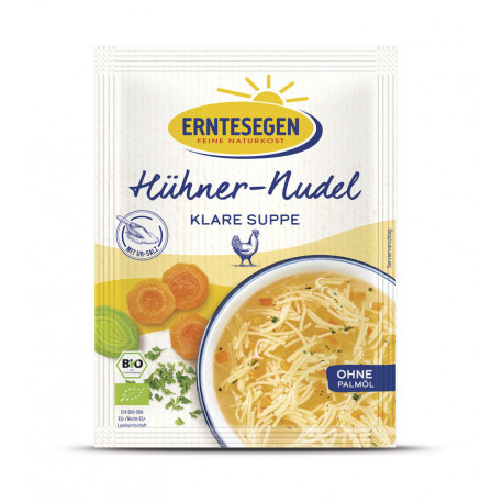 Erntesegen - Clear Chicken Noodle Soup Organic | Miraherba Organic Food