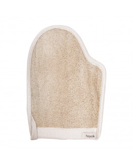 Niyok - Massage glove loofah & cotton - 1 piece