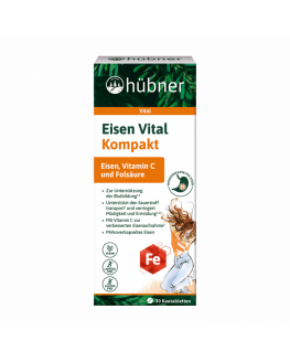 Hübner - Hierro Vital Compact - 30 comprimidos masticables