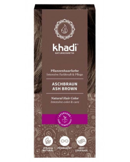 Khadi - Color de cabello a base de hierbas Castaño ceniza - 100g