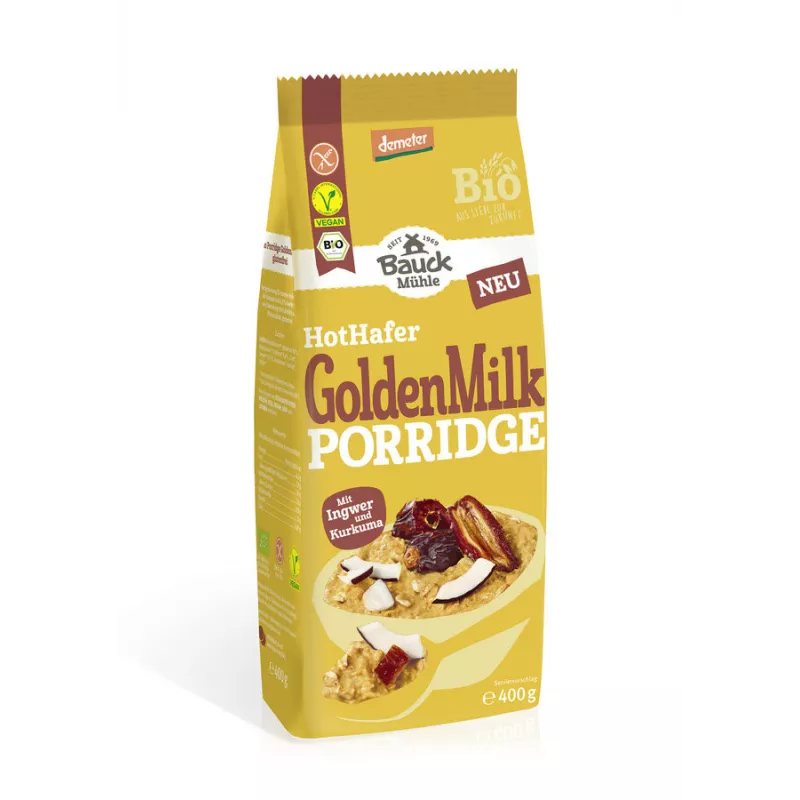 Bauckhof - Hot Hafer Golden Milk Porridge Demeter - 400g