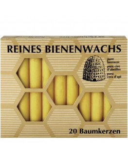 Kerzenfarm Hahn - Velas de árbol de cera de abejas - 1x20 piezas