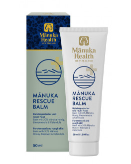 Manuka Health - Miel de Manuka cicatrisant, Rescue Balm - 50ml