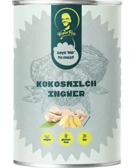 Vegan Pete - Bio Kokosmilch Ingwer - 400ml