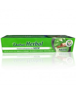Dabur - Herbal Dentifrice Neem - 100g, naturel antiseptique