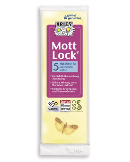 Aries - Mottlock 5er Pack - 5St, Klebefallen gegen Lebensmittelmotten