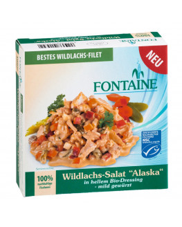 Fontaine - Wildlachs-Salat Alaska in hellem Bio-Dressing - 200g