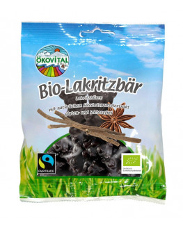Ökovital - Bio Lakritzbären - 80g | Miraherba Bio Süßigkeiten