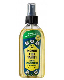 Monoï Tiki Tahiti - anti-moustiques à la Citronnelle - 120ml