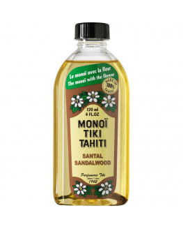 Monoi Tiki Tahiti Tiare coconut oil sandalwood - 120ml