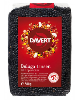 Davert - Beluga Linsen, schwarz - 500g