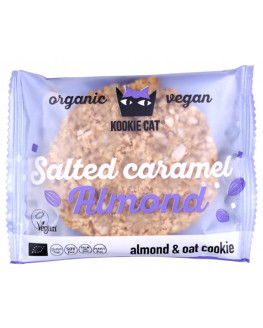 Kookie Cat - salziges Karamel und Mandel - 50g | Miraherba Bio Kekse