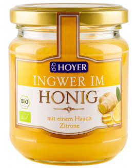 HOYER - Ingwer im Honig - 250g | Miraherba Bio Honig