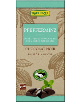 Rapunzel dark chocolate with peppermint filling | Miraherba