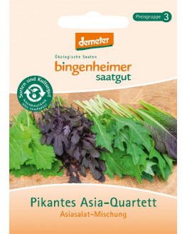 Bingenheimer De Semillas Picante Asia-Cuarteto, Salatmischung
