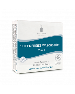 Bioturm - Seifenfreies Waschstück 2 in 1- 100g |  Miraherba Kosmetik