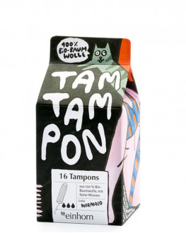 einhorn - TamTampons Normalo - 16 Stück | Miraherba Menstruation