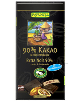 Rapunzel chocolat noir 90% cacao sucre de fleur de coco | Miraherba