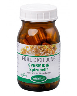 Sanatur - Spermidin Spirucell® - 90 Kps| Miraherba Suplementos