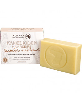 Almara - organic camel milk hair soap sandalwood + incense - 100g