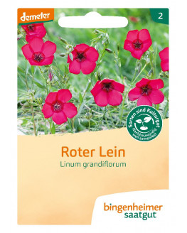 Bingenheimer Saatgut - Roter Lein - 0,4g | Miraherba Pflanzen