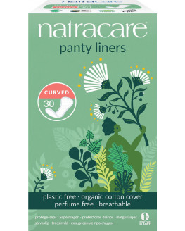 Natracare - Curved Panty Liners - 30 Pieces