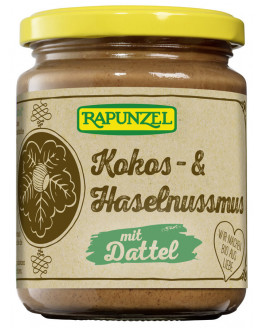 Rapunzel - Kokos- & Haselnussmus mit Dattel - 250g | Miraherba