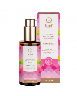 Khadi - Body Oil Rose Love - 100ml | Miraherba natural cosmetics