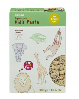 Alb-Gold - Pasta di Farro per Bambini Zoo - 300g