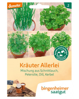 Bingenheimer Saatgut - 5 Kräuter Allerlei  | Miraherba Pflanzen