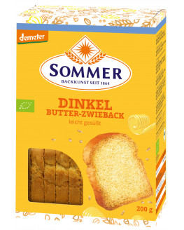 Sommer - Demeter Dinkel Butter-Zwieback - 200g