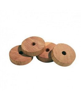 Rezi - cedar wood rings against moths - 6 pieces