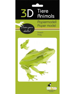 Fridolin - Frog Paper Kit | Miraherba Christmas