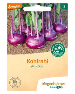 Bingenheimer Saatgut - Chou-rave Blue Azur Star | Plantes miraherbas